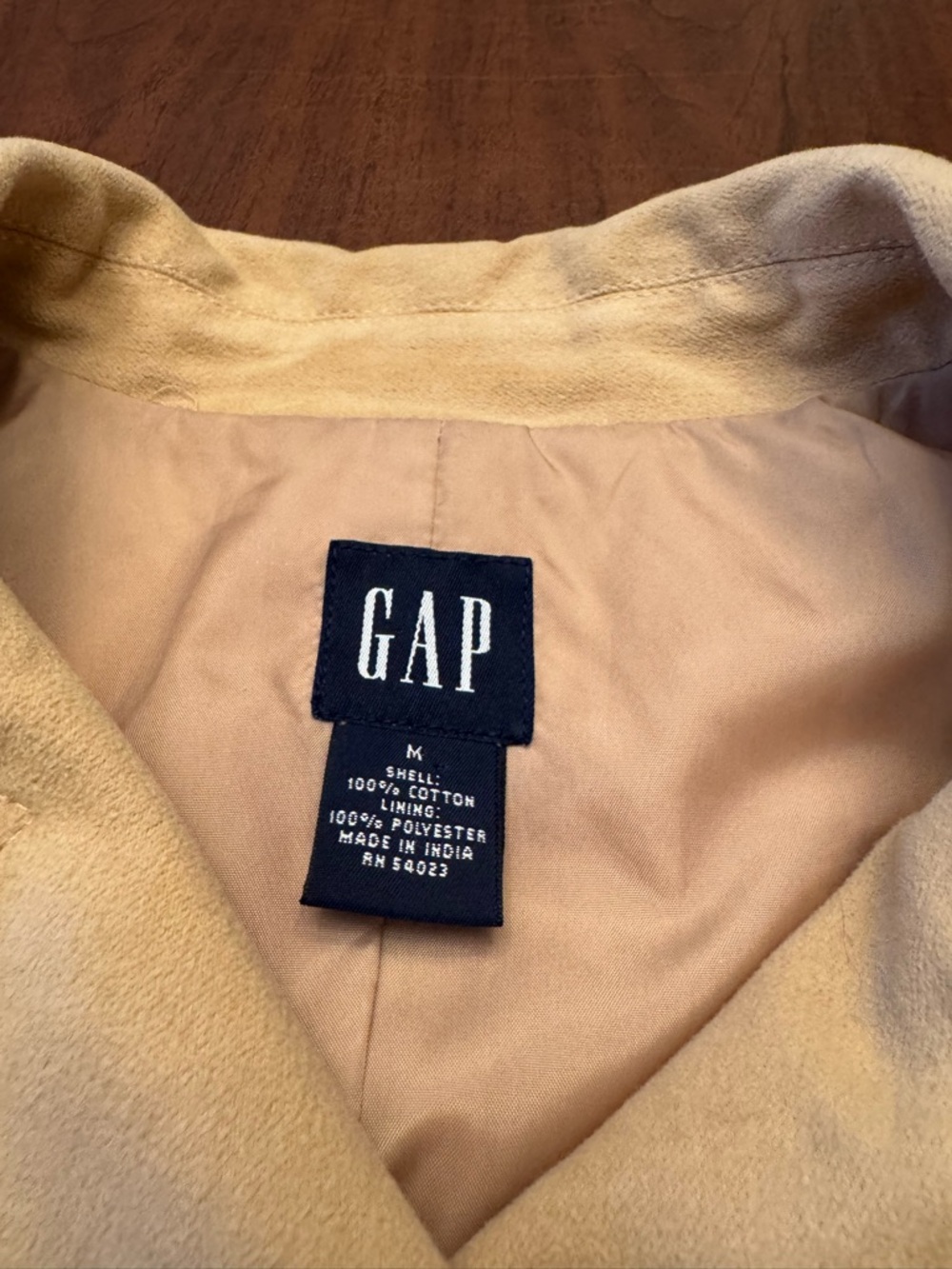 GAP Double-Breasted Peacoat in Camel - Picture 4 of 8